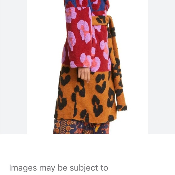 Farm Rio Mixed Leopard 🐆 Coat - NWT - L - Picture 7 of 15